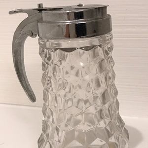Fostoria antique syrup dispenser or creamer